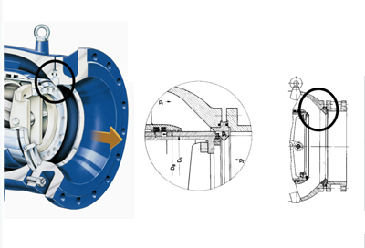 活塞式調流調壓閥出口四種形式之一 E形:截彎取直結構:.jpg 活塞式調流調壓閥出口四種形式之一 E形:截彎取直結構:.jpg