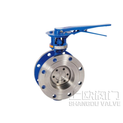 手柄法蘭式金屬硬密封蝶閥